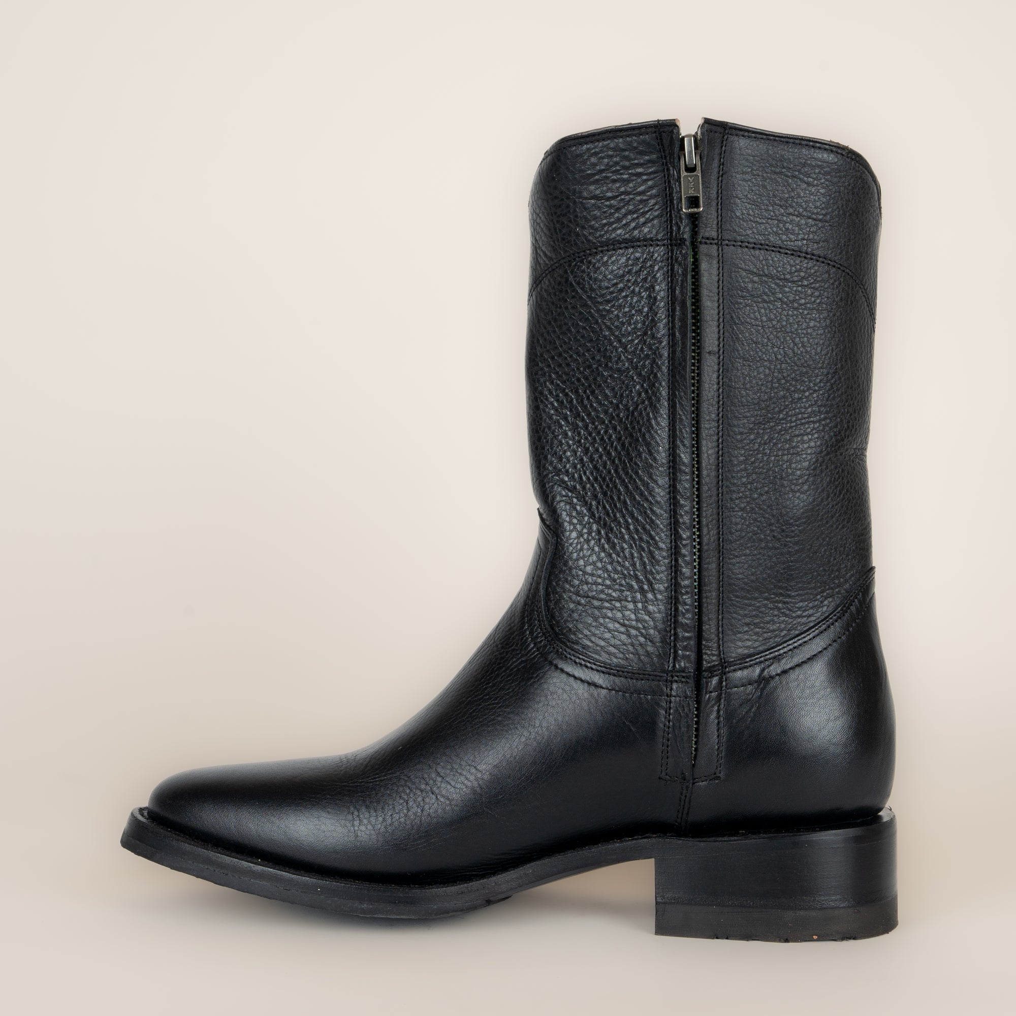 Bota Rio Grande Wichita Con Cierre Himalaya Negro Caballero