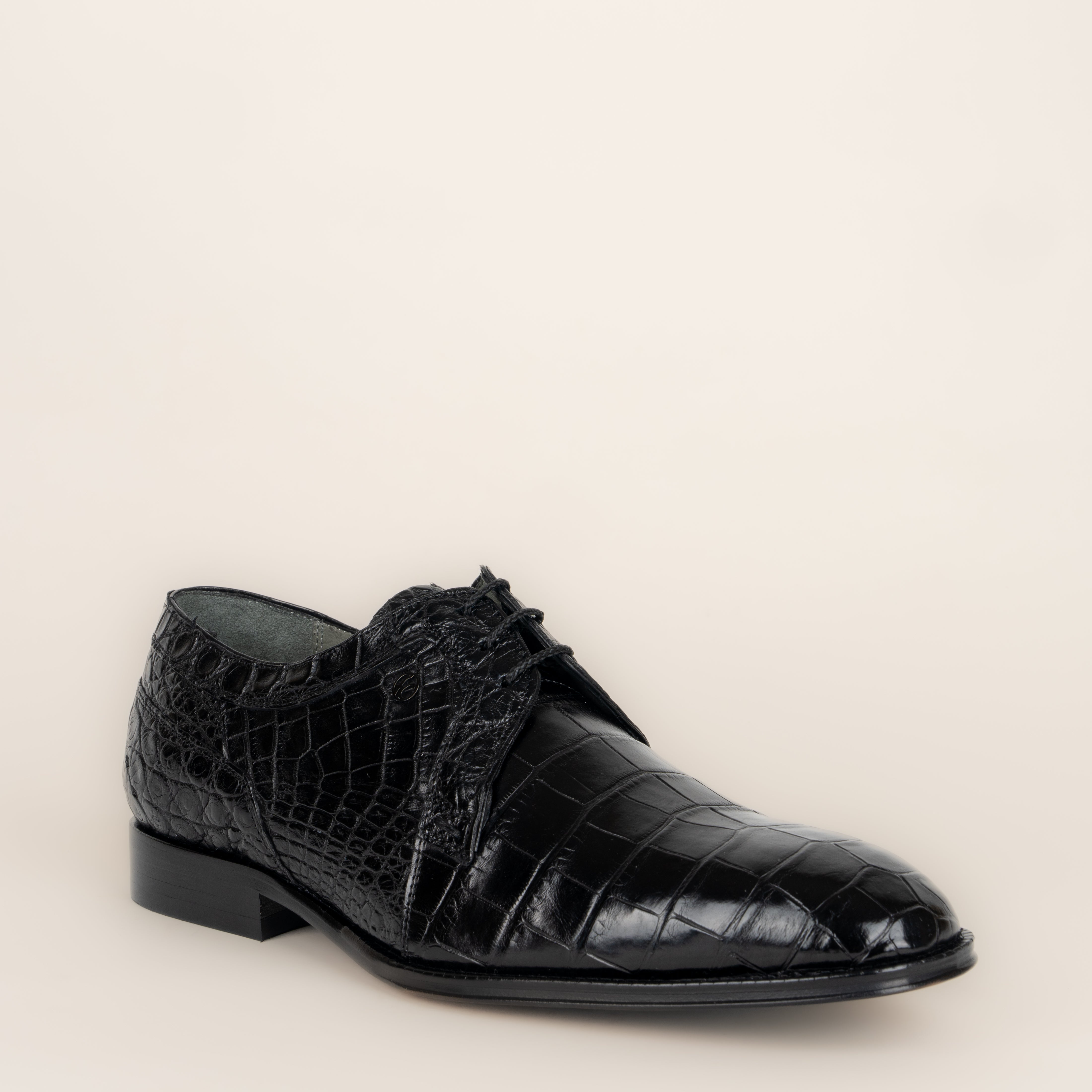 Zapatos Franco Cuadra Aligator Black Caballero