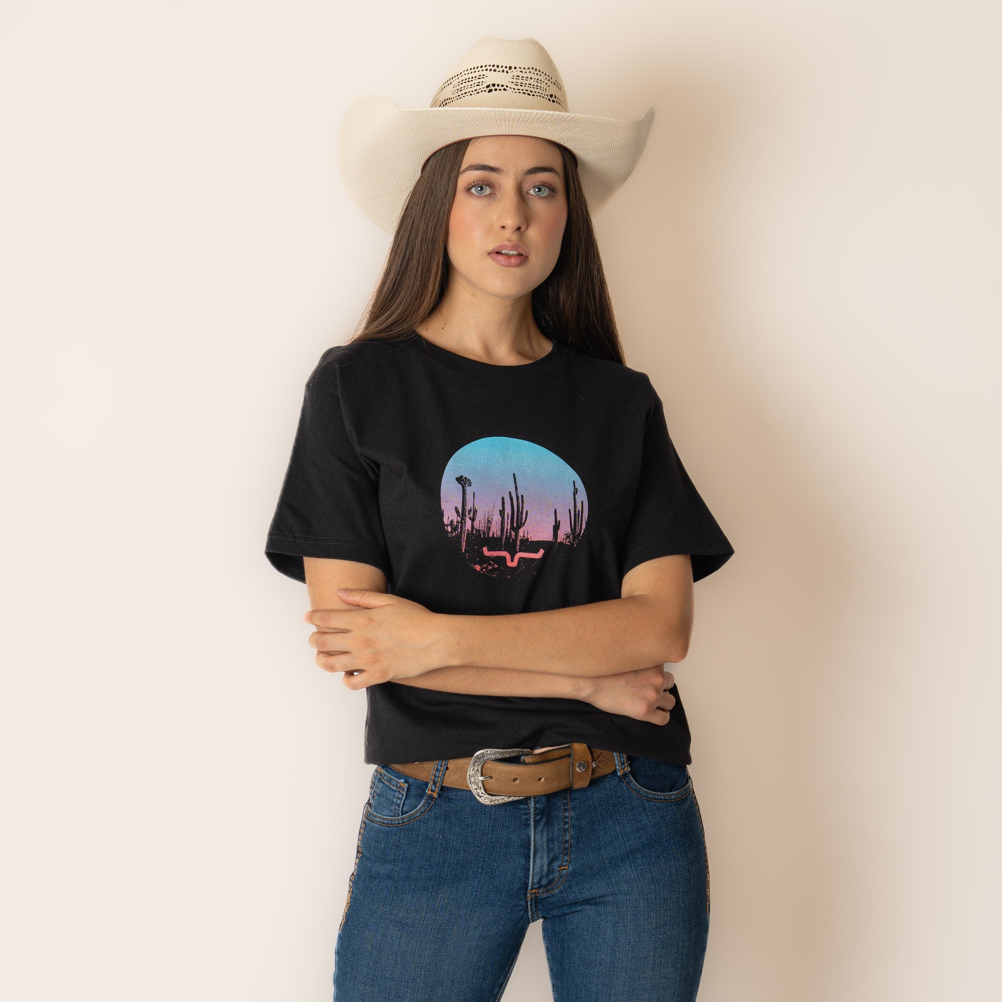 Playera Wrangler Gris Caballero