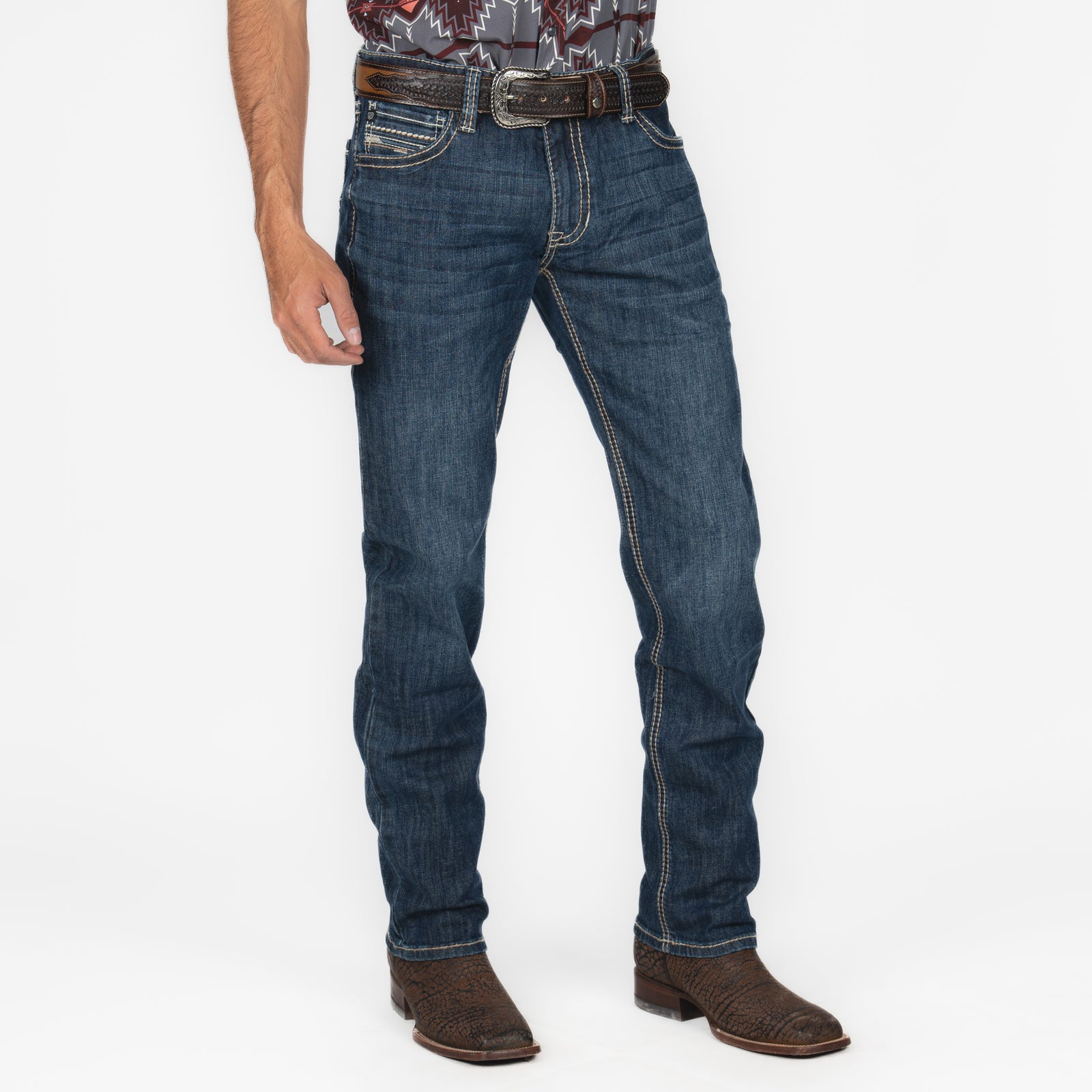 Suéter Kimes Ranch Vintage Crew Charcoal Heather Caballero