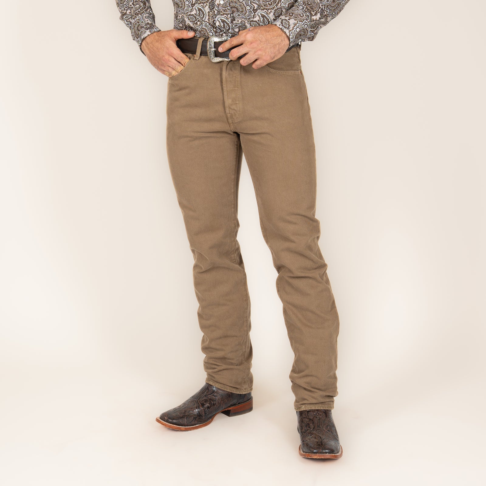 Jeans Levis 501 Light Brown Caballero
