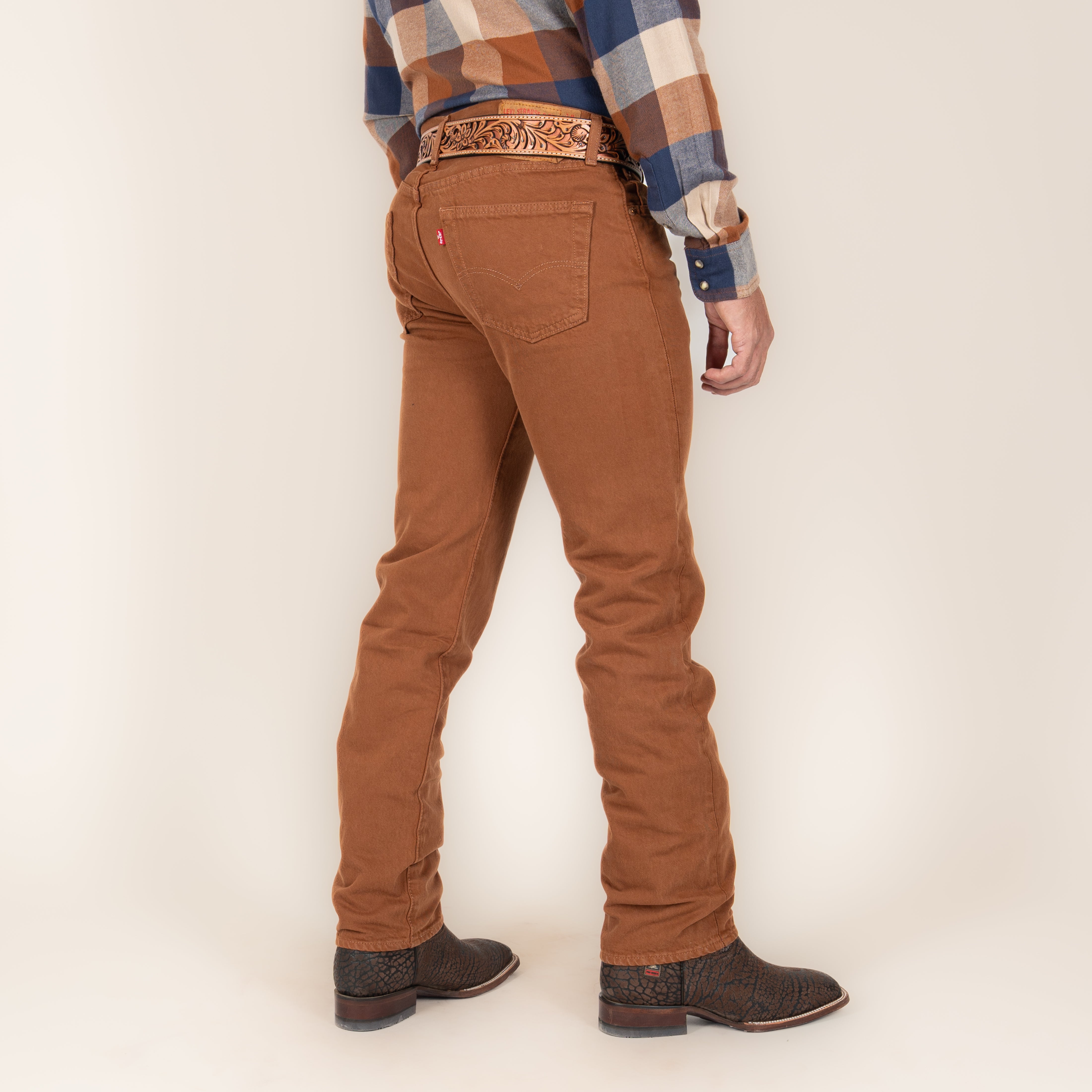 Jeans Levis 501 Brown Caballero
