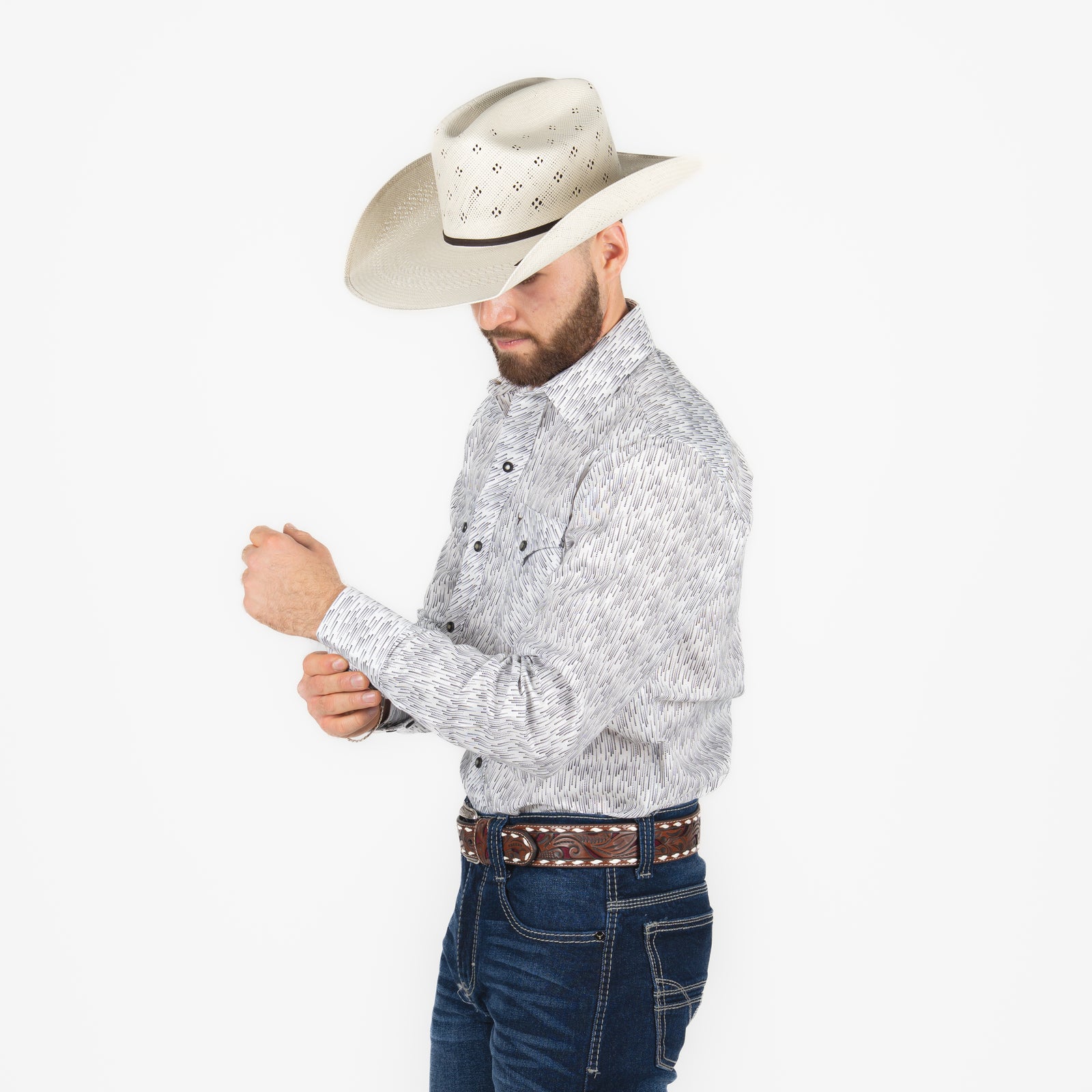 Texana Waco Western Shire Diamante Mostaza 1006
