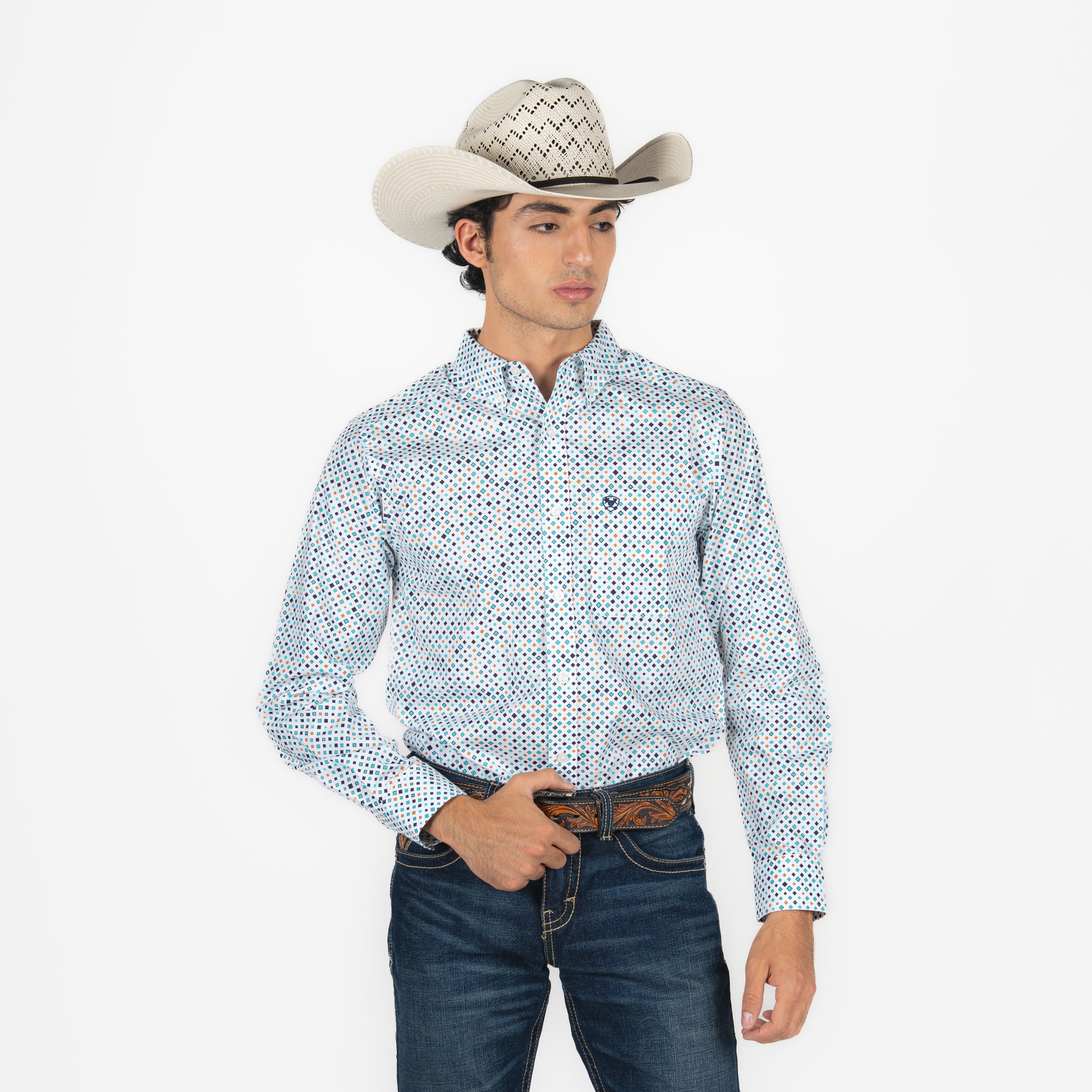 Gorra Waco Western Midland Vino Gris