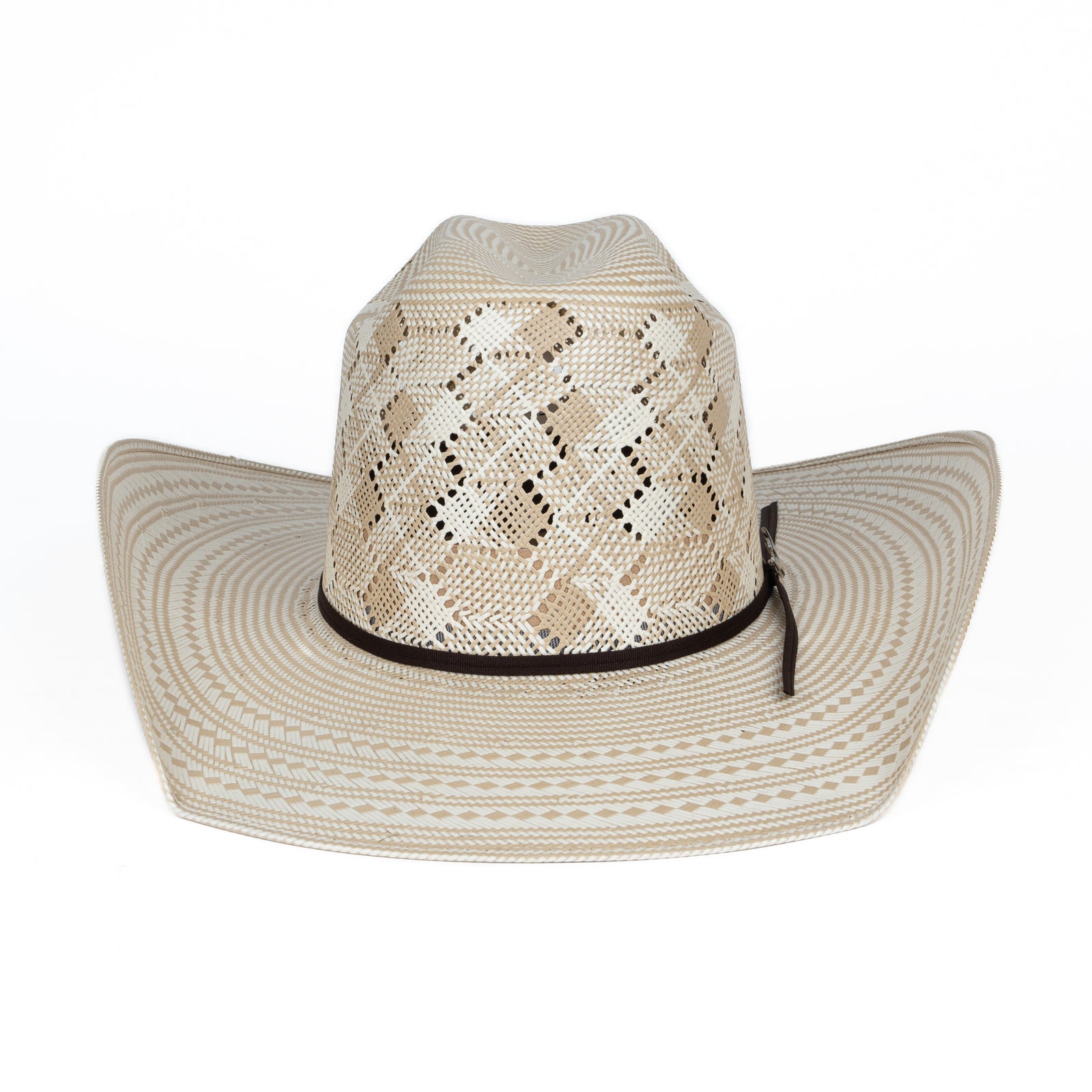Sombrero Waco Western Mustang Hexágonos Bicolor