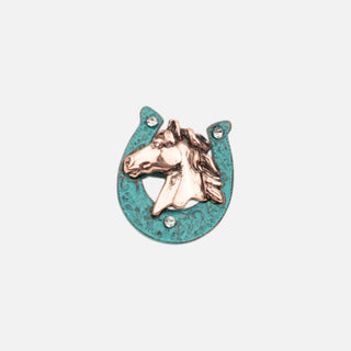 Pin Herradura Turquesa