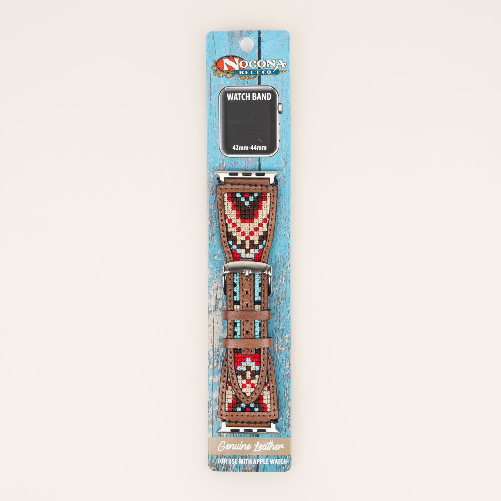 Extensible Nocona Aztec Embroidery Piel Apple Watch 42mm-44mm