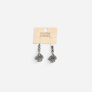 Aretes Silver Strike Cactus Dama