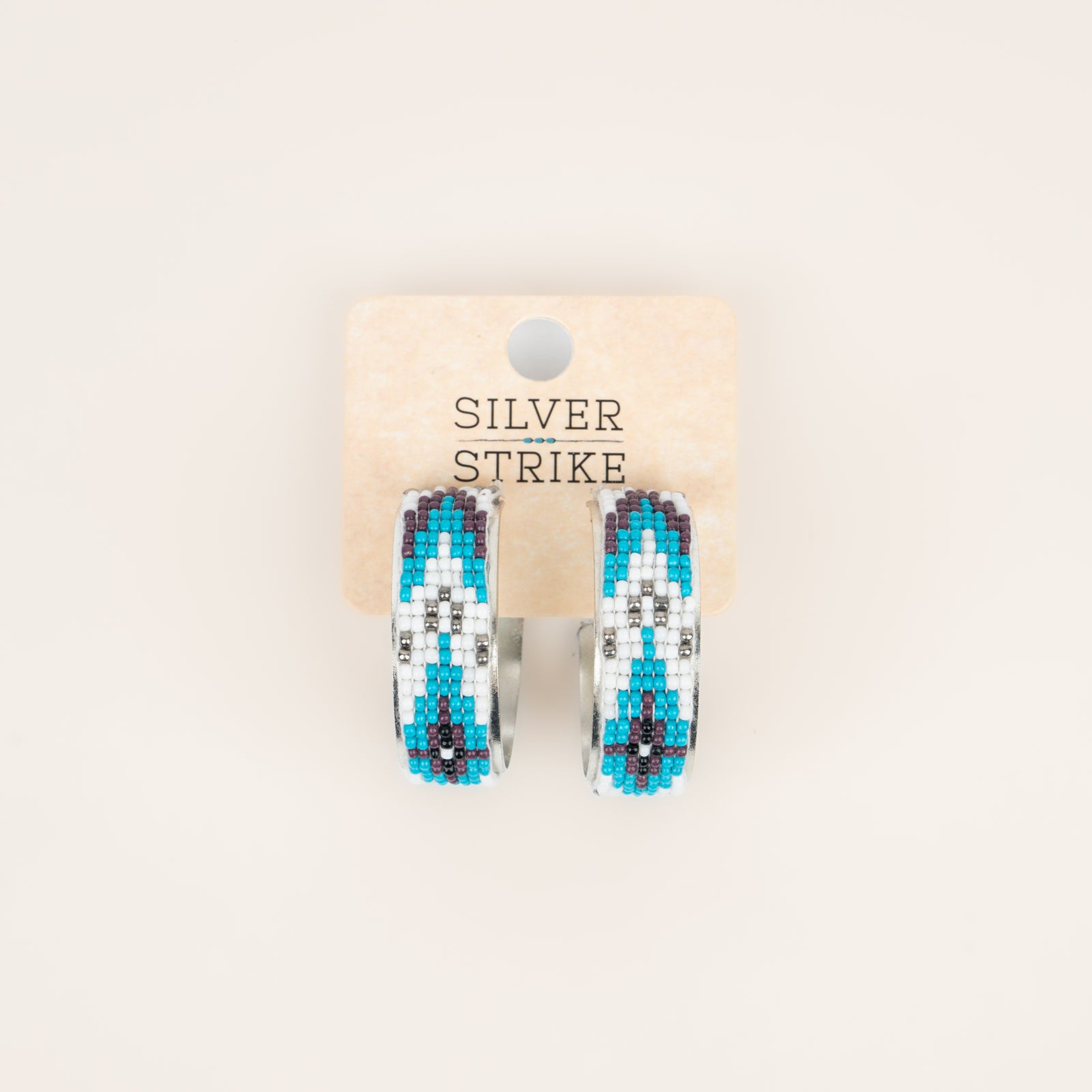 Aretes Siver Strike Chaquira