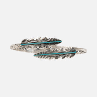 Brazalete Silver Strike Plumas Dama