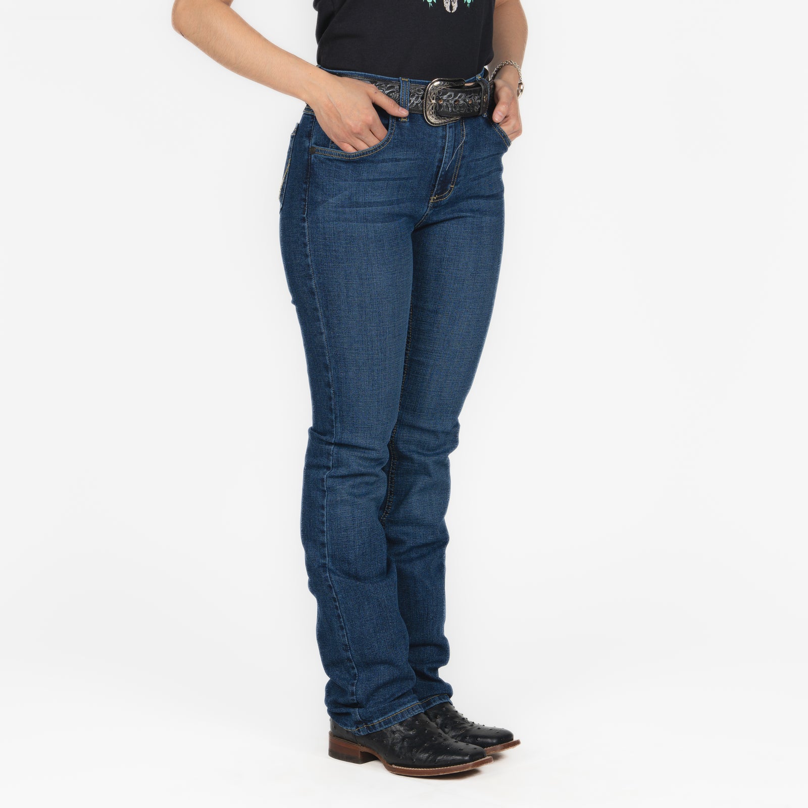Cinturón Nocona Piel Conchos Dama