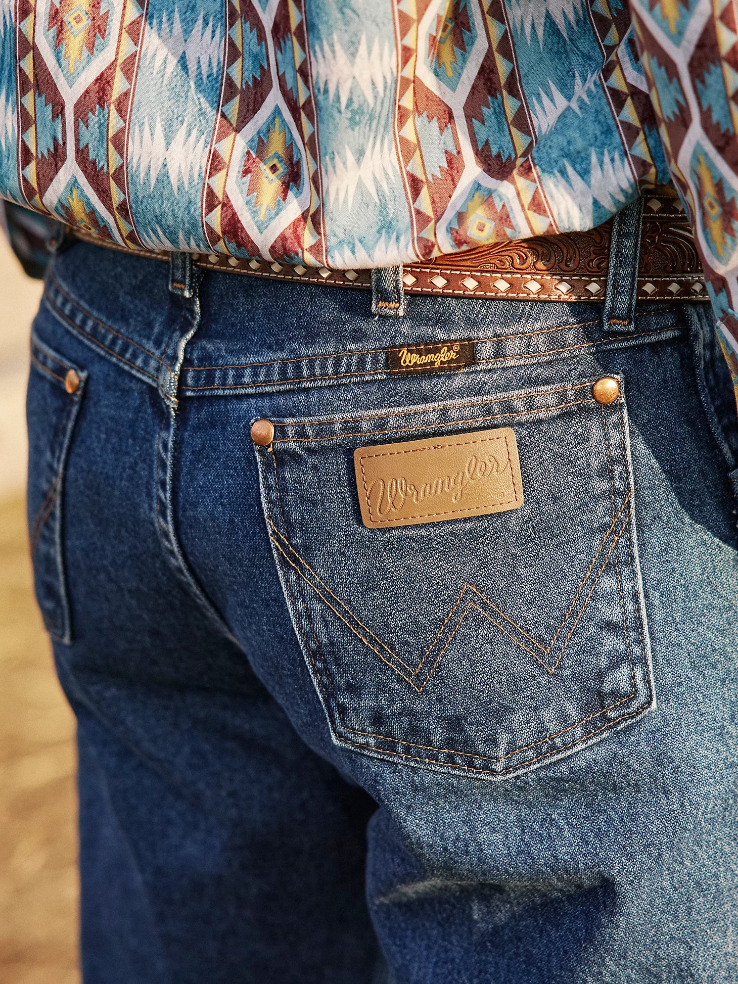 Jeans Wrangler Original Fit Stonewashed Caballero