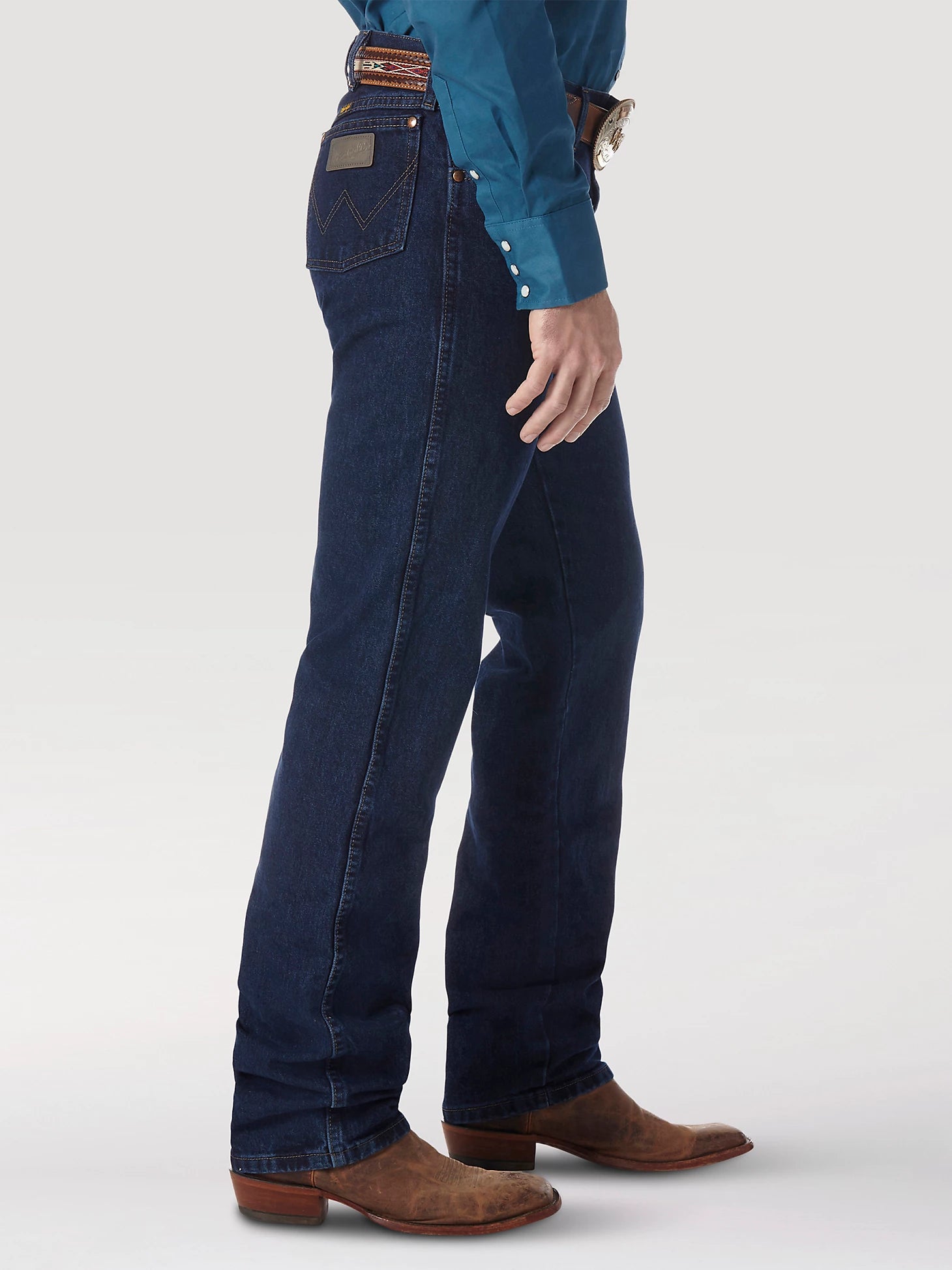 Jeans Wrangler Original Fit Dark Stone Caballero
