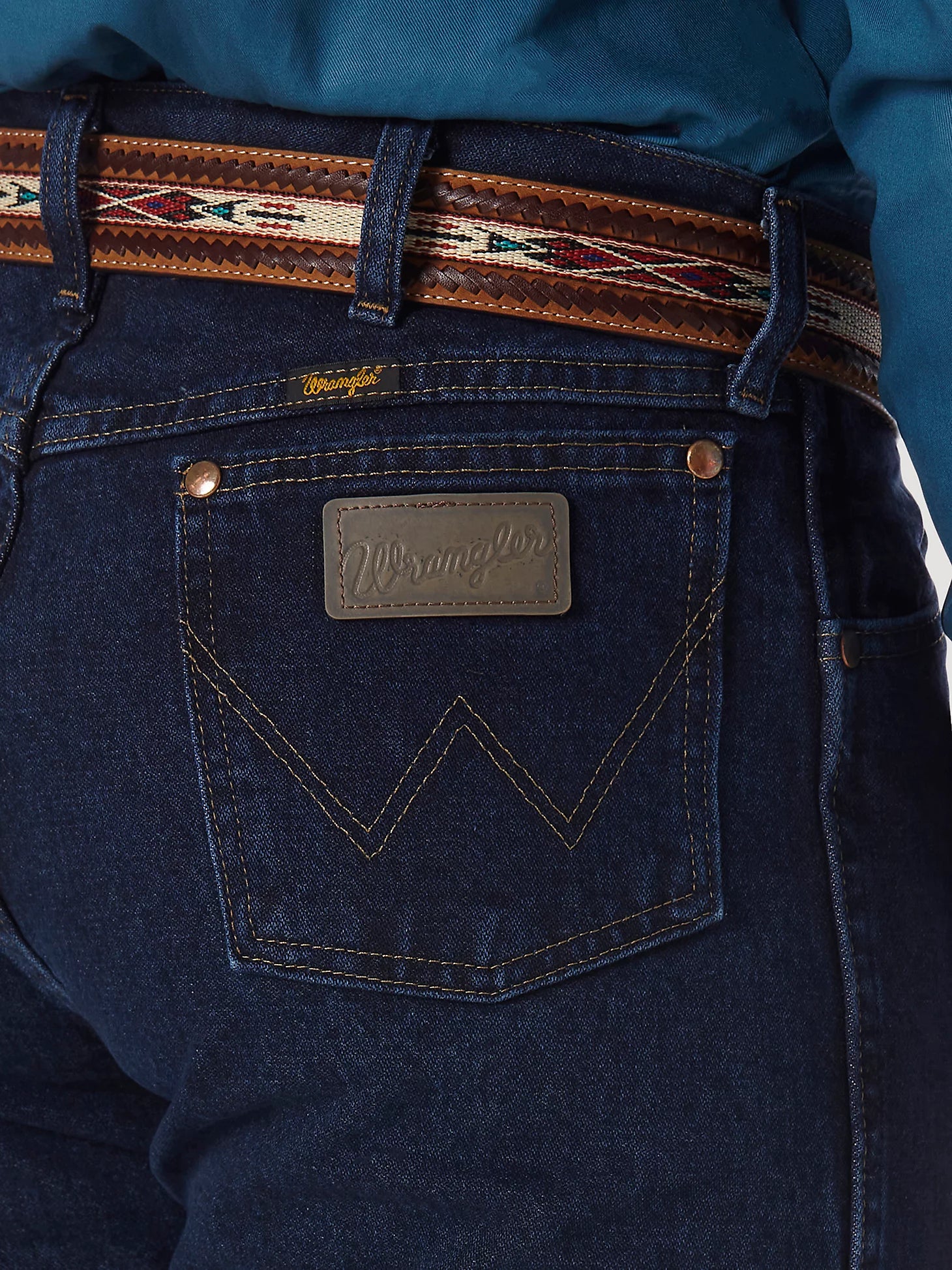 Jeans Wrangler Original Fit Dark Stone Caballero