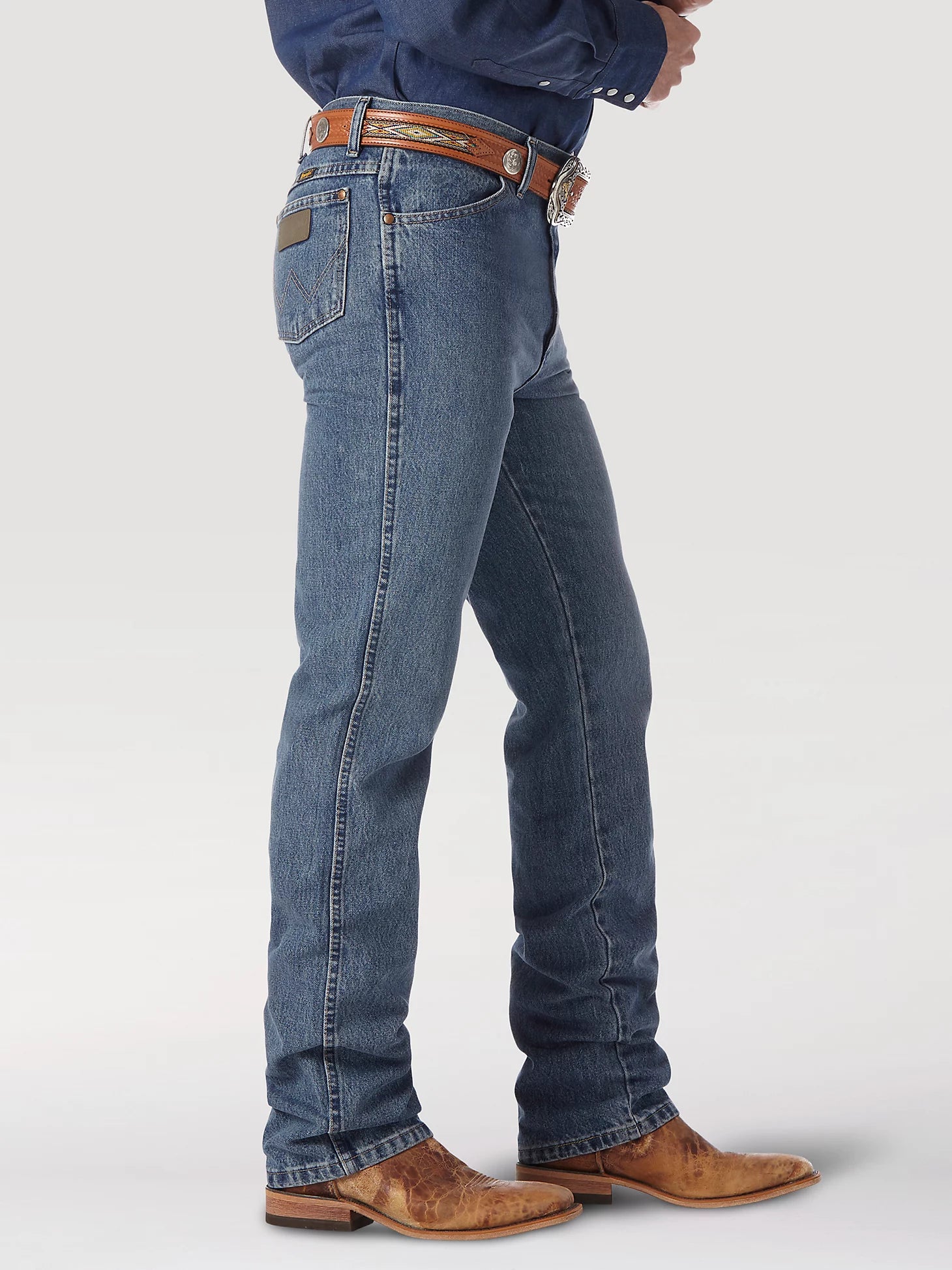Jeans Wrangler Slim Fit Rough Stone Caballero