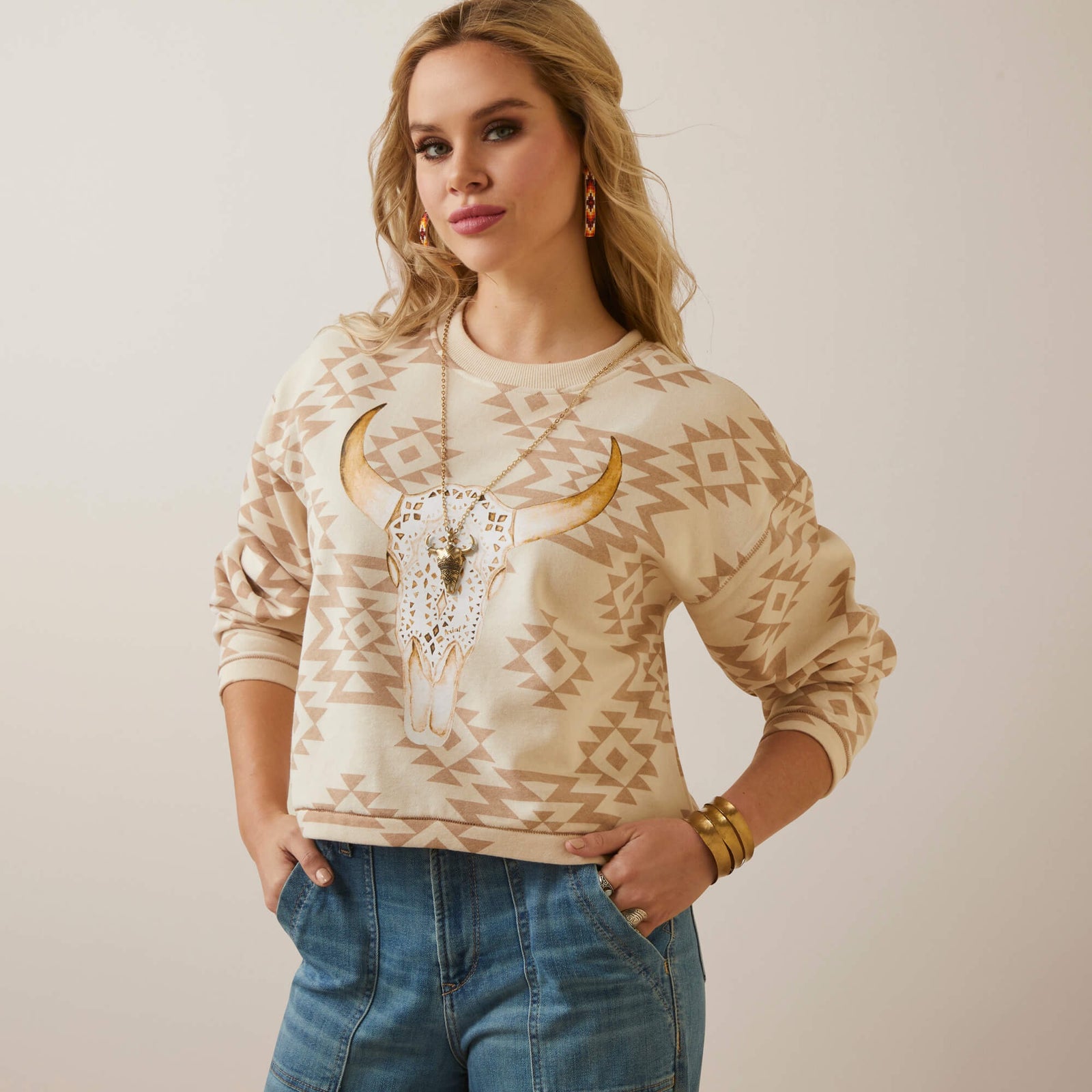 Sueter Ariat O'Keefe Brazilian Sand Dama