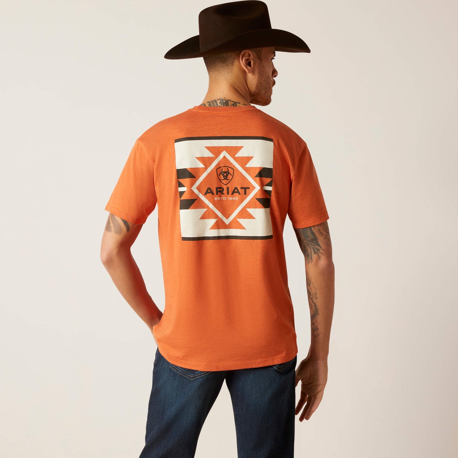 Playera Ariat SW BOX Adobe Heather Caballero
