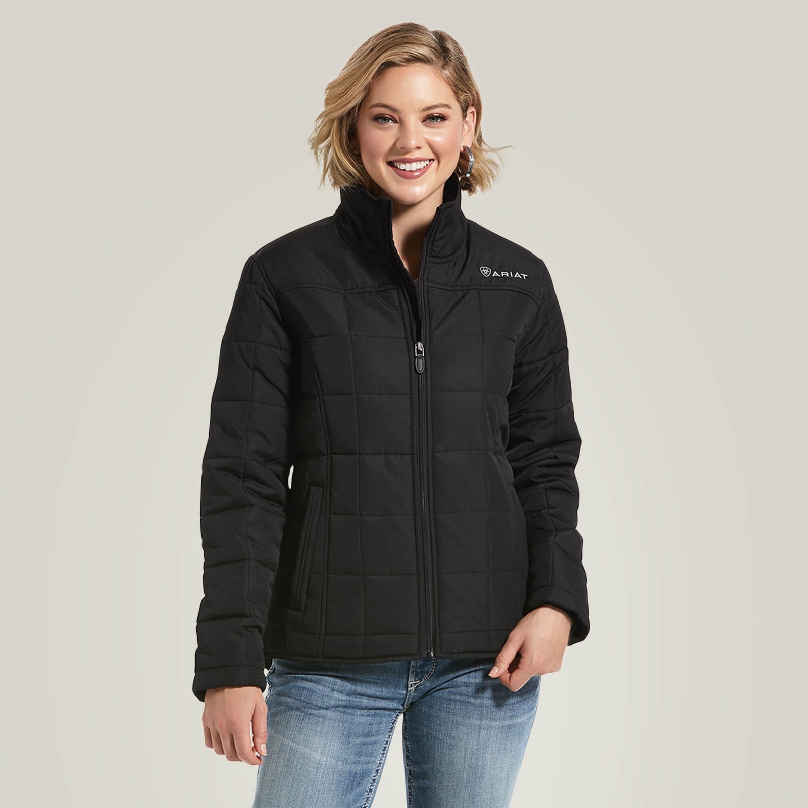 Chamarra Ariat Negro Crius Insulated Dama