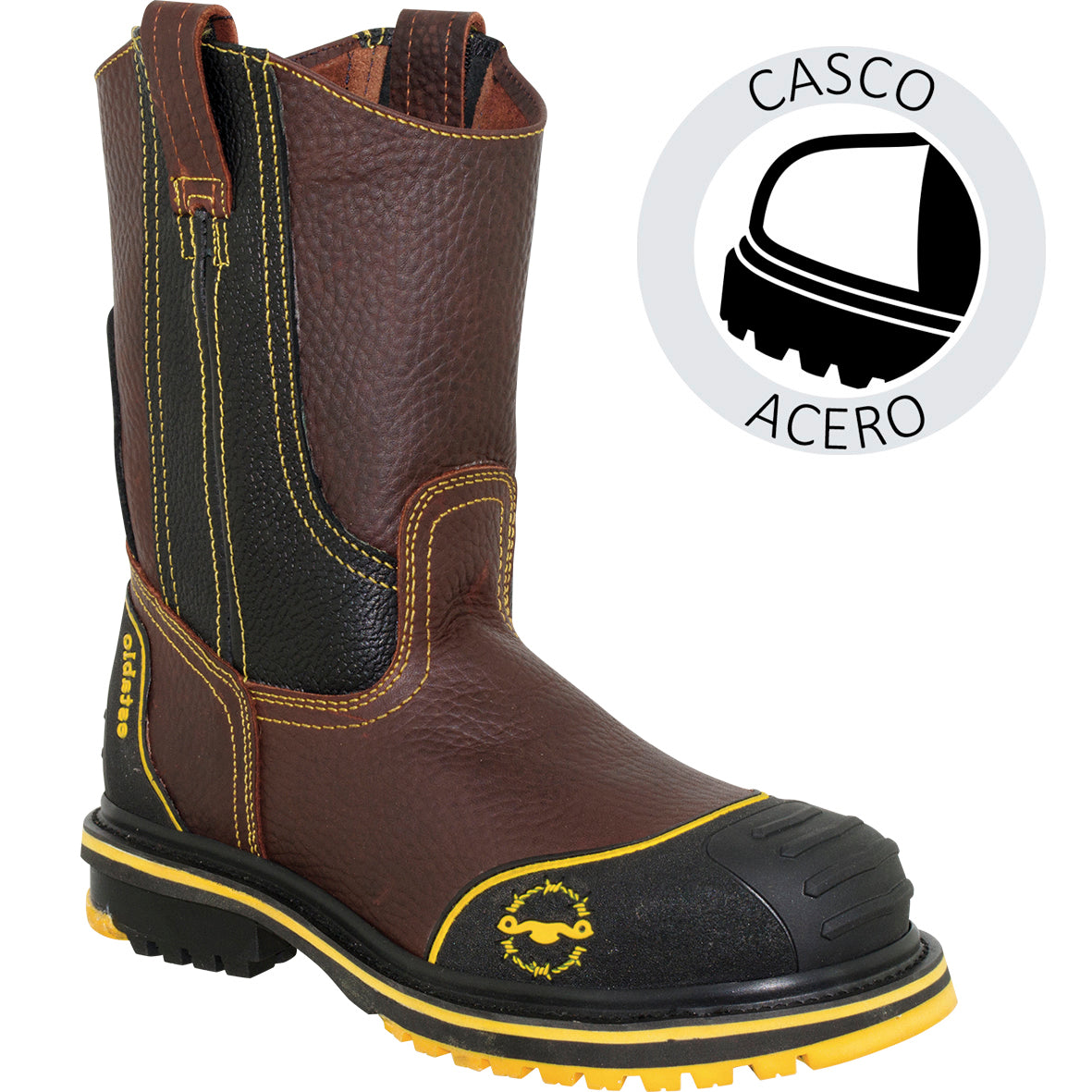 Bota Establo 582 Casco de Acero Caballero