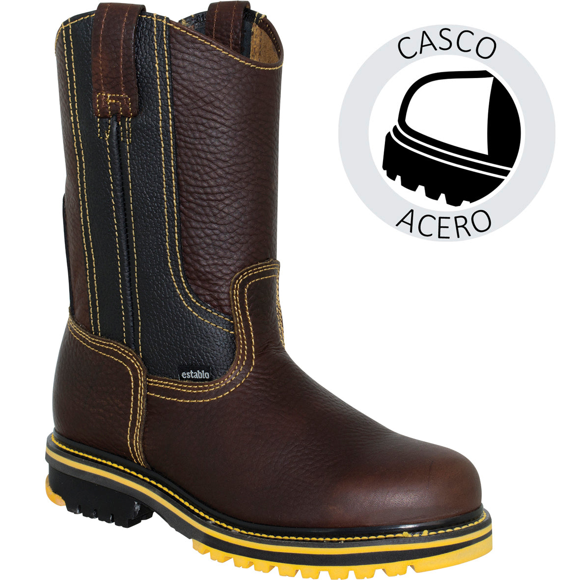 Bota Establo 585 Casco de Acero Caballero