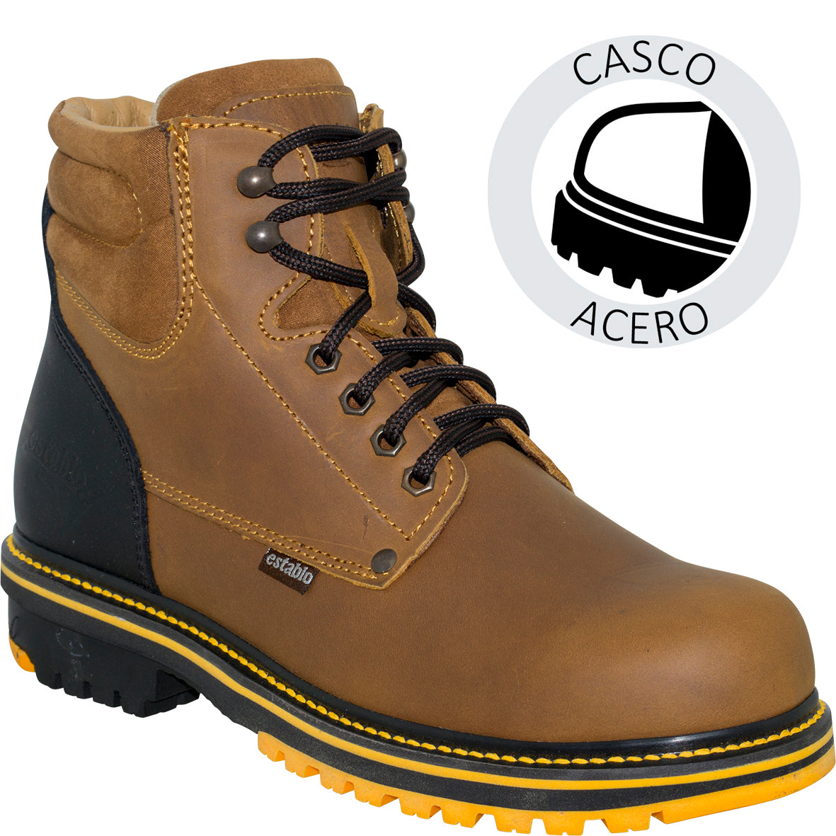 Bota Establo 985 Casco De Acero Caballero