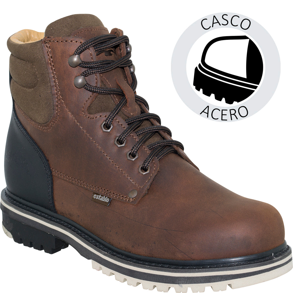 Bota Establo 985 Casco De Acero Caballero