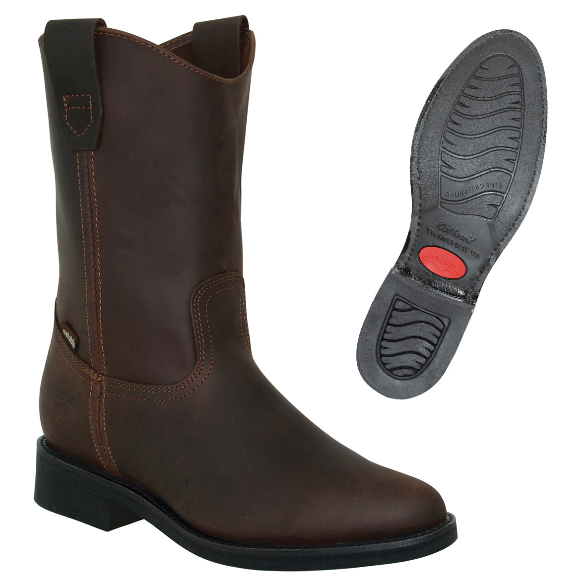 Establo 555 Botines Establo Para Hombre Botas Establo Punta