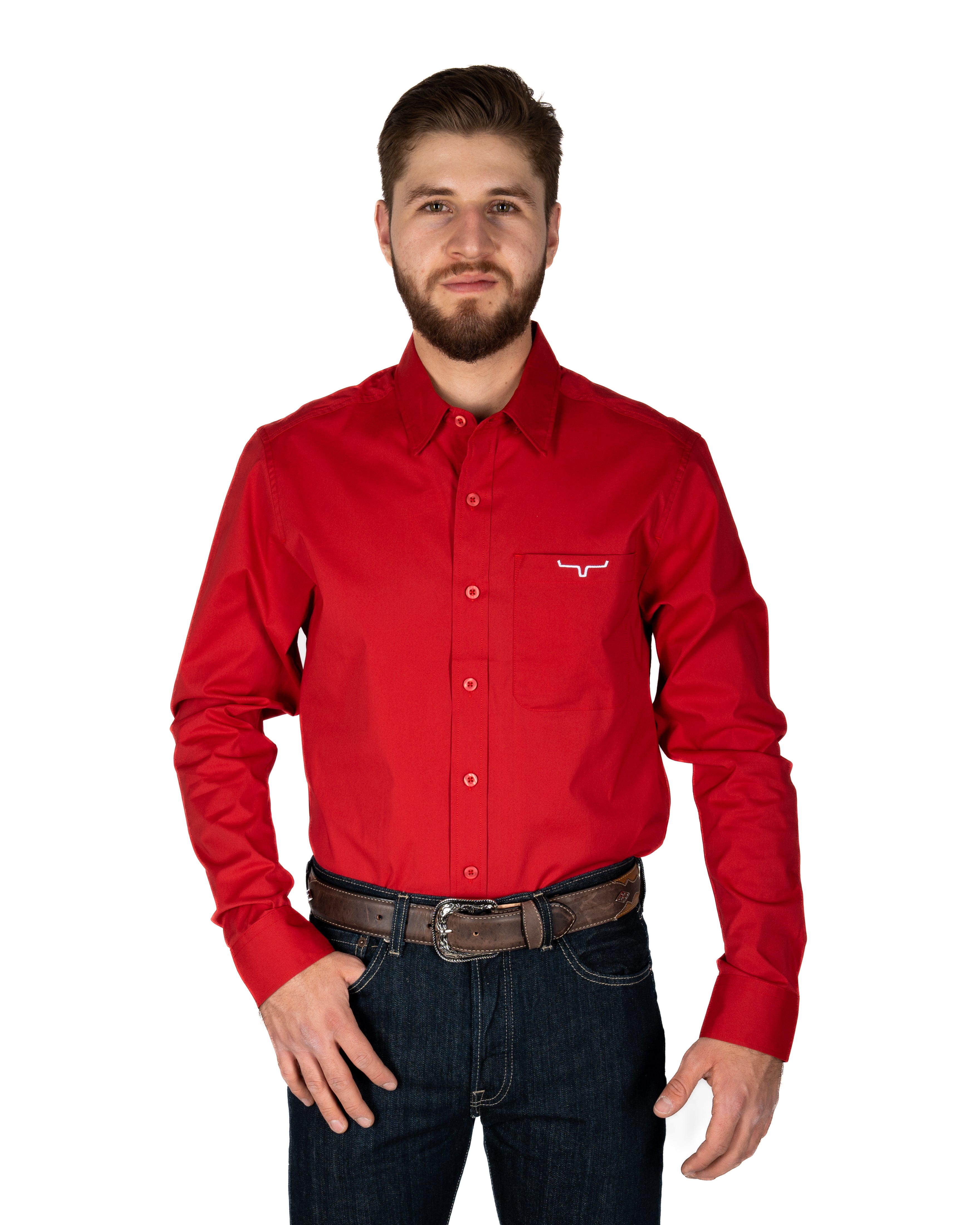 Camisa Kimes Ranch Team Shirt Red Caballero