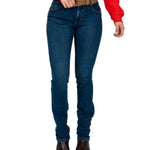 Jean Wrangler Slim Fit Cintura Alta Recto Dama