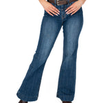 Jeans Rock & Roll Denim Stitch Waistband Trouser Dama