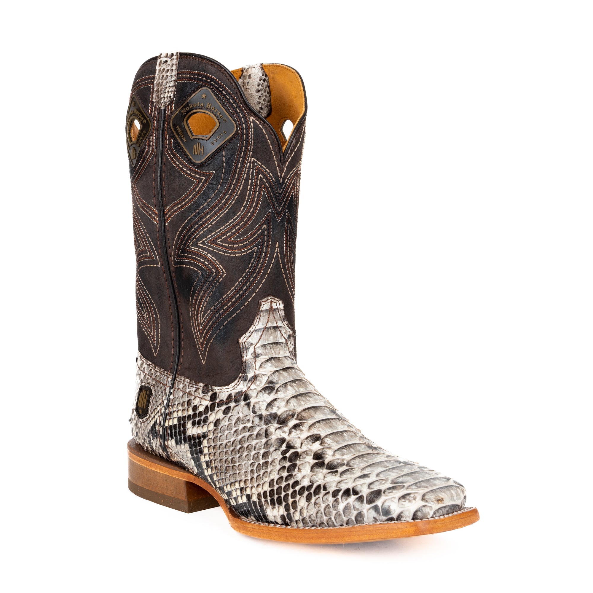 Bota Nokota Morgan 18 Piton Vidriado Caballero