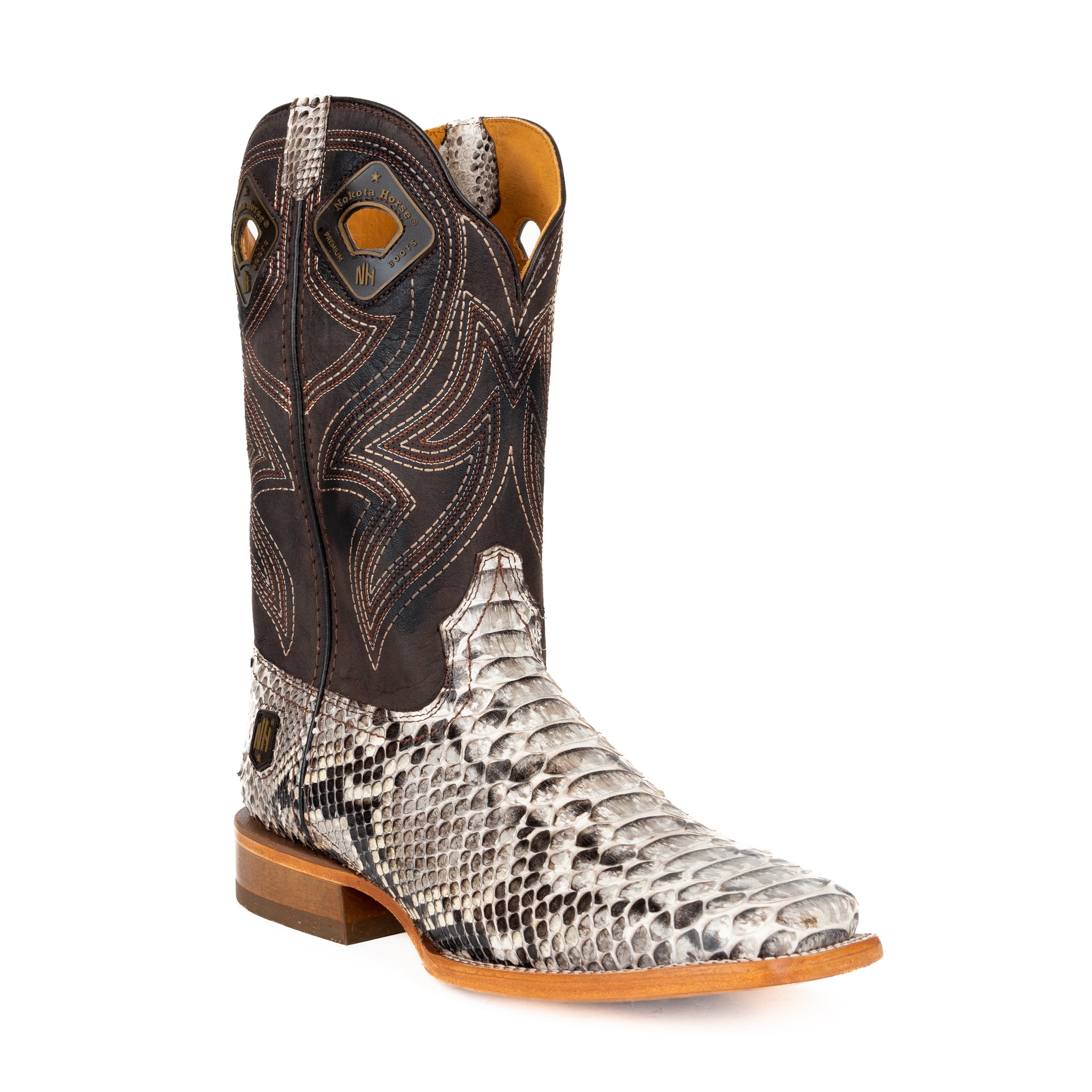 Bota Nokota Morgan 18 Piton Vidriado Caballero