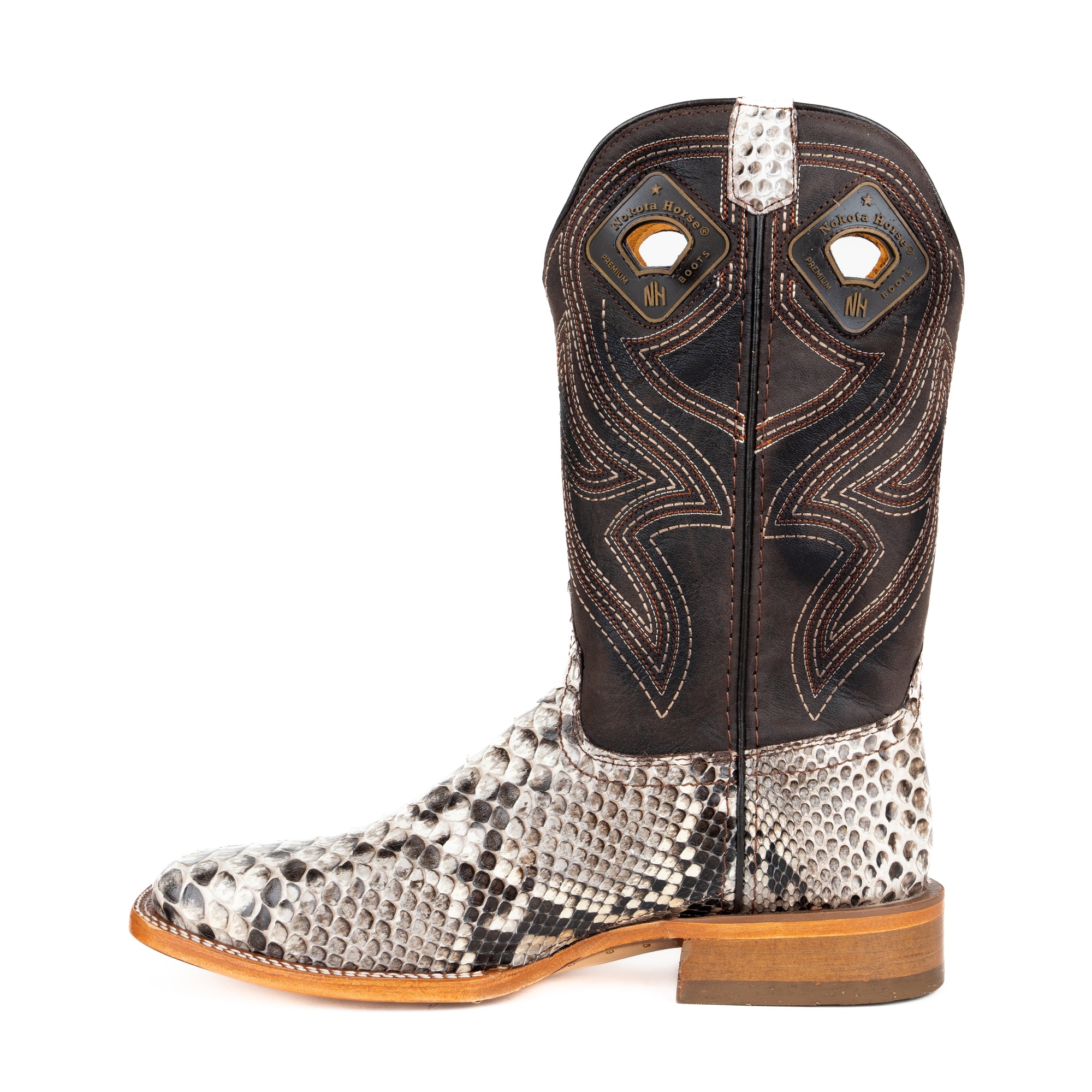 Bota Nokota Morgan 18 Piton Vidriado Caballero