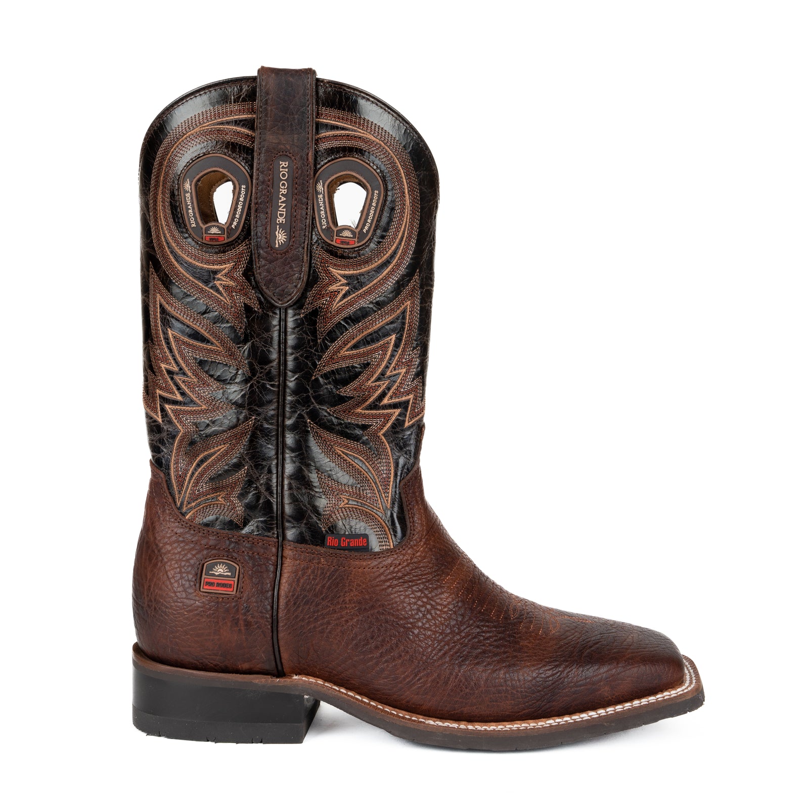 Bota Rio Grande Alabama Bull Hide Comboy Comanche Caballero