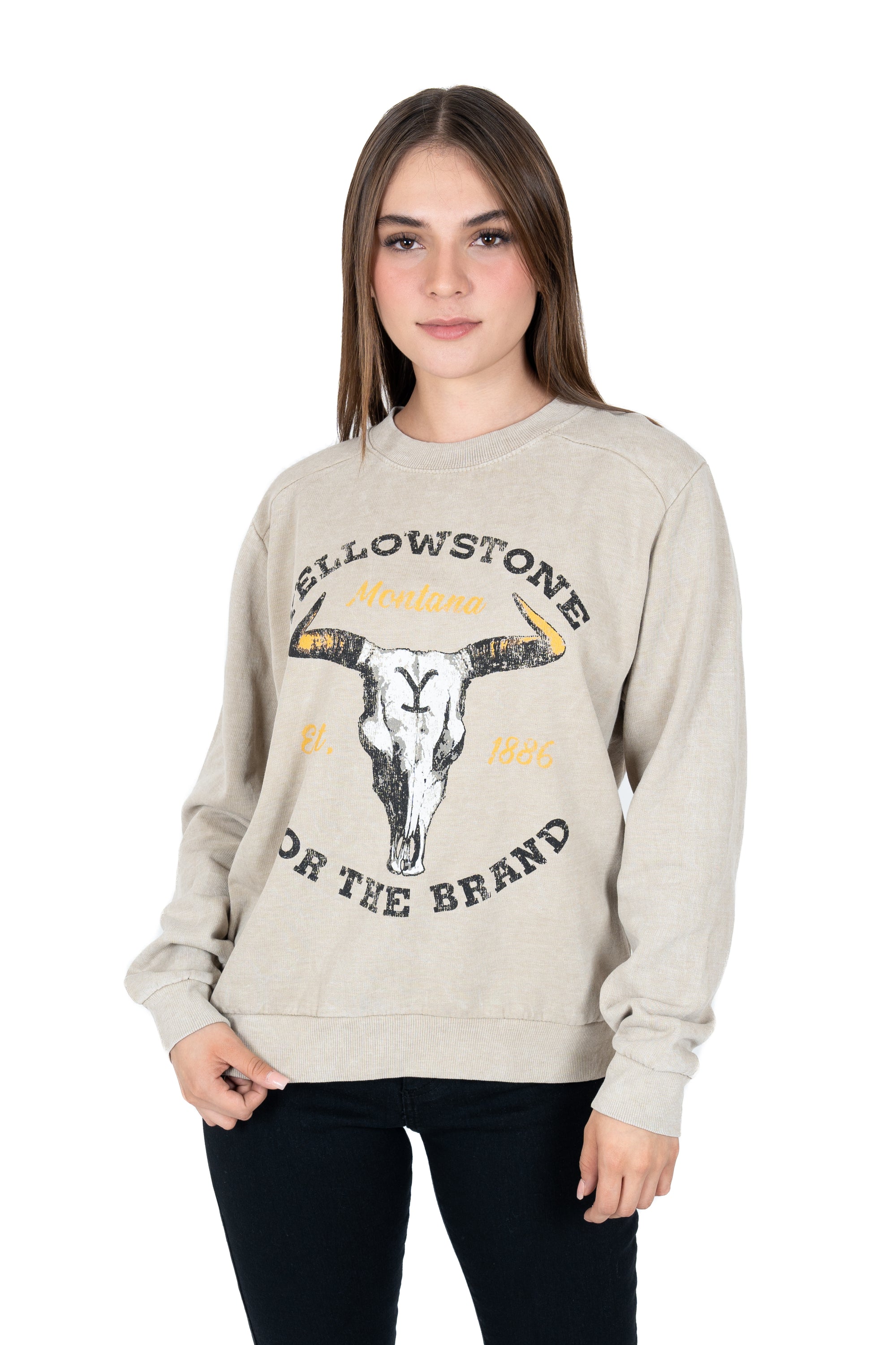 Suéter Yellowstone Cráneo Dama