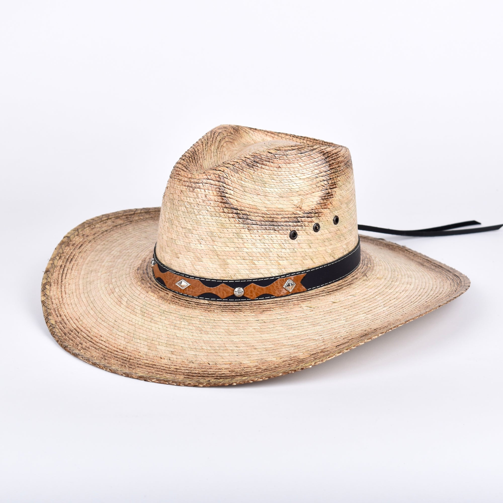 Sombrero Avelar Hats de Palma Quemada Trompo