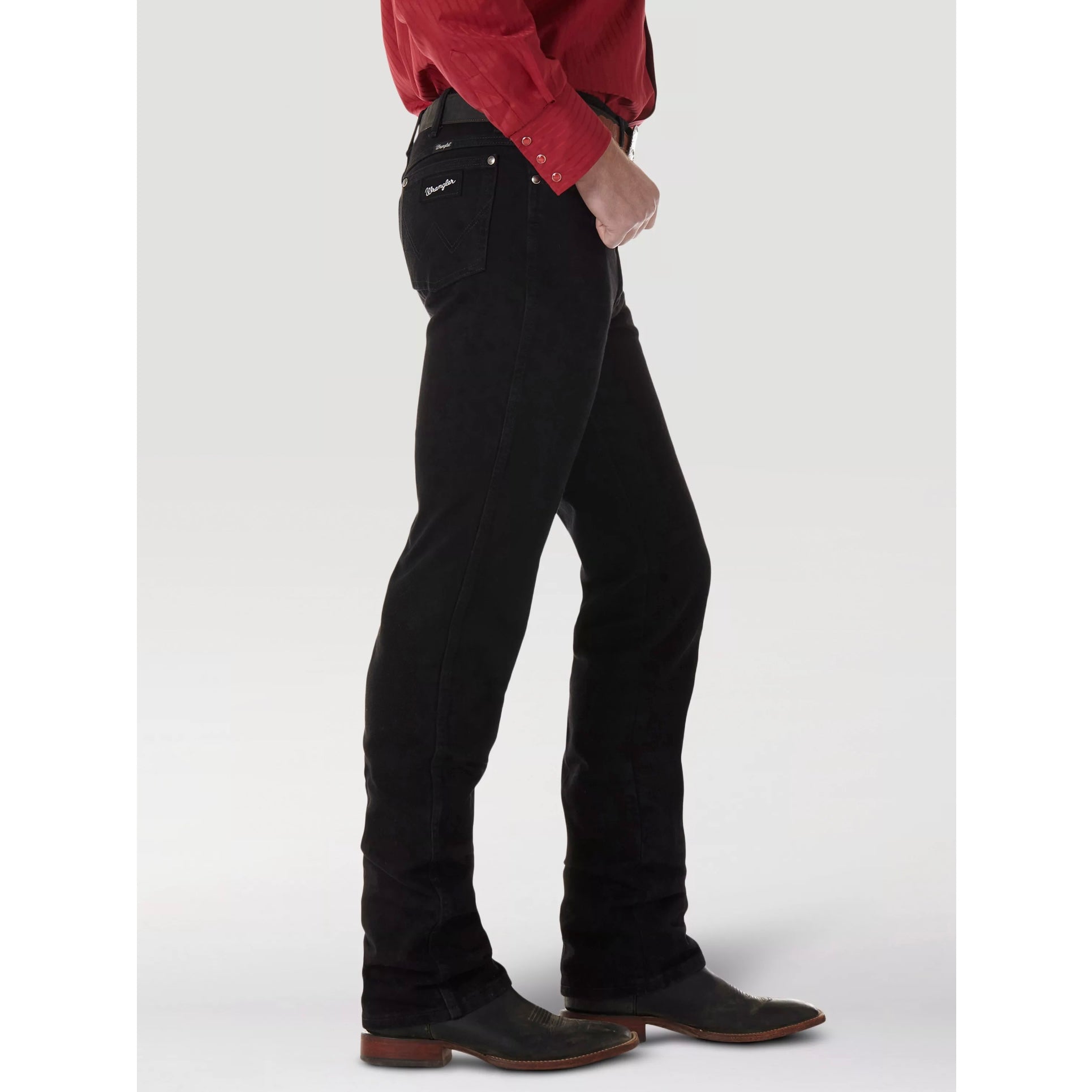 Pantalón Wrangler Corte Vaquero Slim Silver Edition Negro Caballero